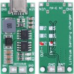 ماژول افزاینده ولتاژ با ورودی TYPE-C مناسب شارژ باتری ۲ سل و ۳ سل