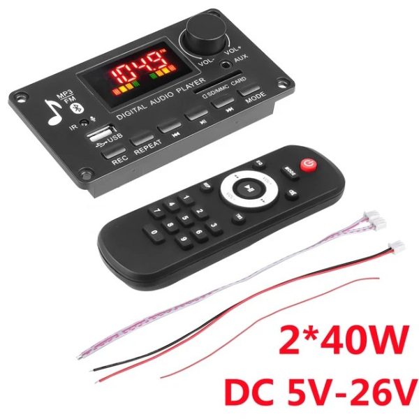پخش کننده mp3 با نمایشگر و ولوم همراه با کنترل بزرگ