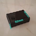 جعبه پلاستیکی رومیزی چهار تکه سیاه