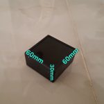 جعبه پلاستیک رومیزی سیاه کوچک