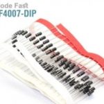 دیود سریع یک آمپر ۷۰۰ولت uf4007 بسته ۱۰ تایی