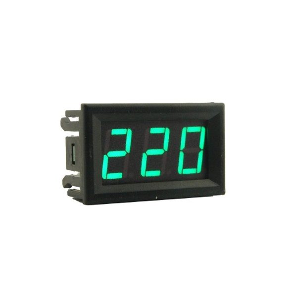ولتمتر پنلی AC سایز 0.56 سبز