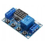 ماژول تایمر 30-6 ولت قابل تنظیم با رله و نمایشگر JZ-801