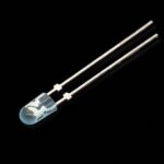 ال ای دی اوال 4mm آبی مات
